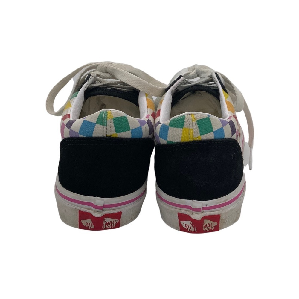 Vans Checkerboard Old Skool Multi Colored Checked Suede and Canvas Sneak… - Picture 3 of 6